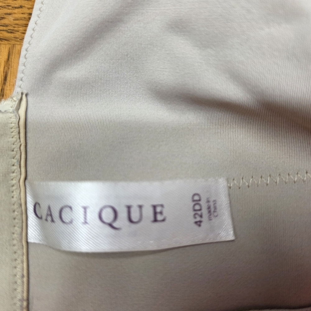 Lane Bryant Cacique Nude Smoothing Balconette Bra Size 42DD - Picture 8 of 10